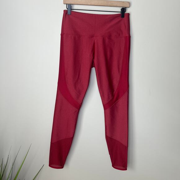 Lorna Jane Support Full-Length Athletic Leggings Tights Red MSRP‎ $106 SZ S - Picture 2 of 10